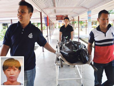 Mayat Kim Dong Huk dibawa ke Hospital Besut untuk bedah siasat