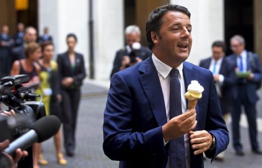 Italian PM Renzi prior press conference