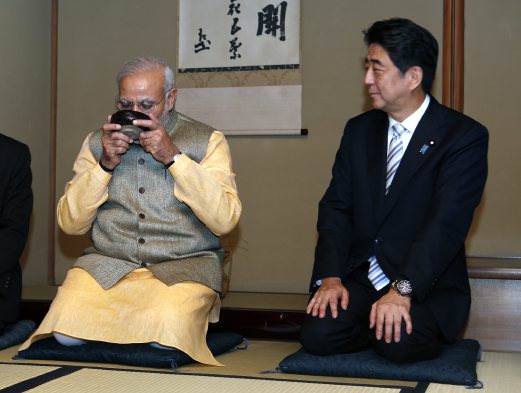 Indian prime minister in Japan